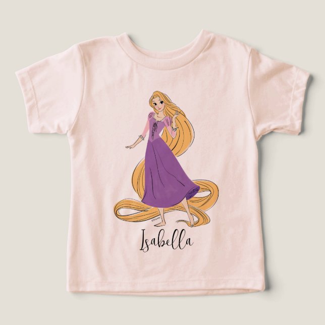 Rapunzel in Motion Toddler T-shirt (Design Front)