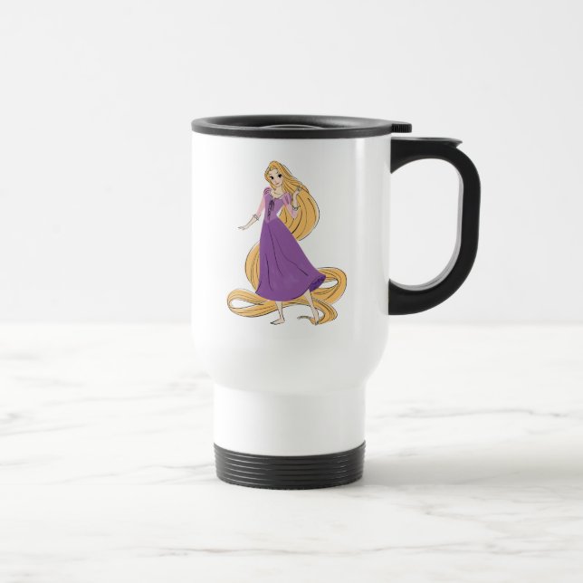 Rapunzel in Motion Travel Mug (Right)