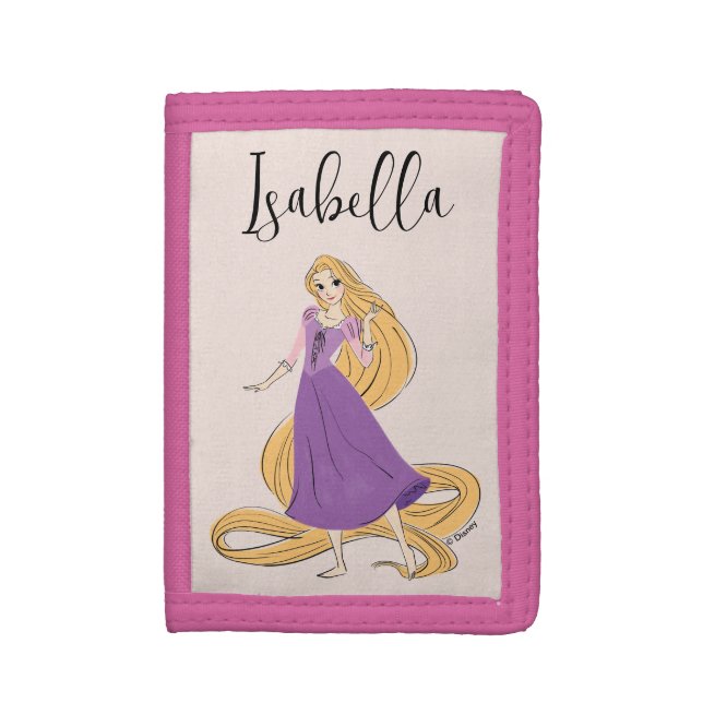 Rapunzel in Motion Trifold Wallet (Front Vertical)