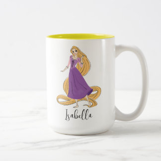 Rapunzel in Motion Two-Tone Coffee Mug