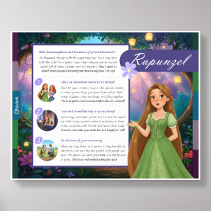 Rapunzel Lessons - Acrylic Tile