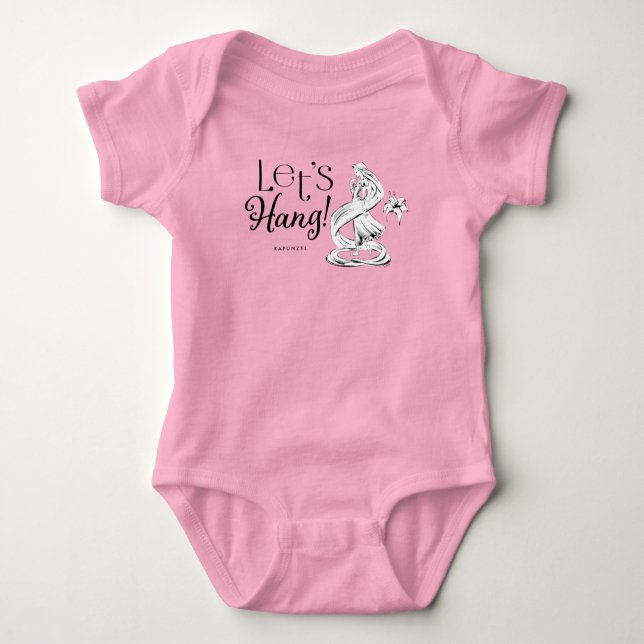 Rapunzel | Let's Hang Baby Bodysuit (Front)