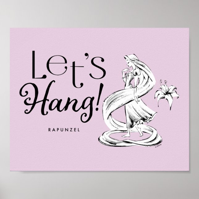 Rapunzel | Let's Hang Poster (Front)