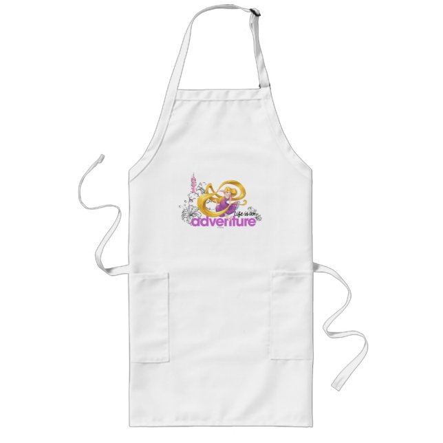 Rapunzel | Life Is An Adventure 2 Long Apron (Front)