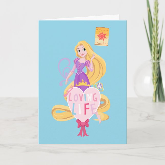 Rapunzel | Loving Life Card (Front)