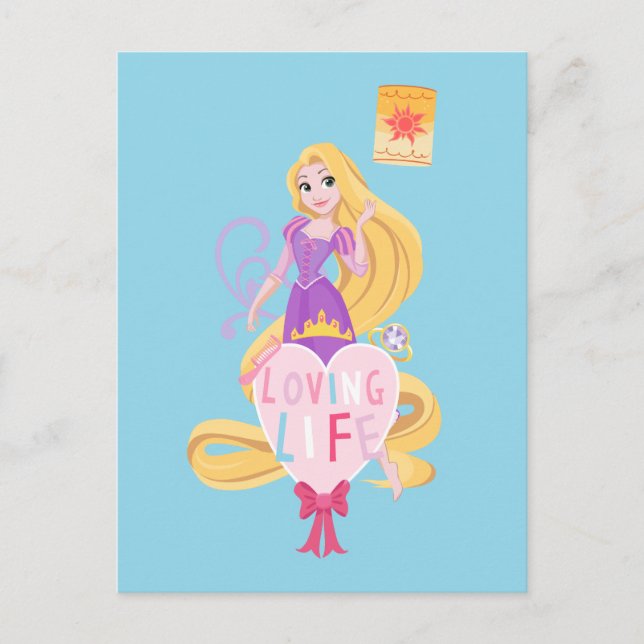 Rapunzel | Loving Life Postcard (Front)