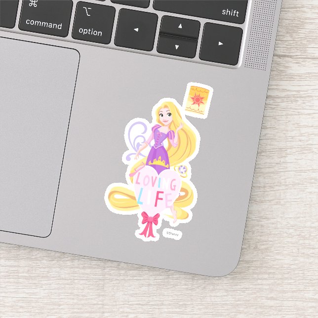 Rapunzel | Loving Life Sticker (Detail)