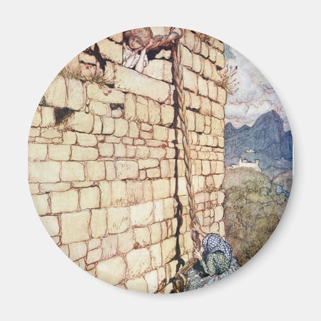 Rapunzel Magnet (Front)