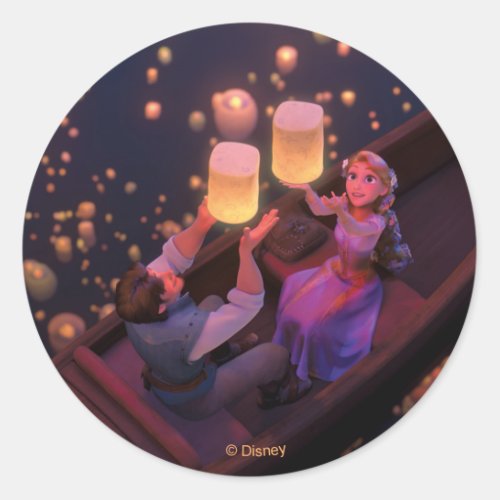 Rapunzel  Make Your Own Magic Classic Round Sticker