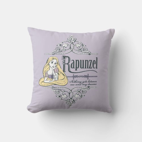 Rapunzel  Nothing Between Me and My Dreams Throw Pillow