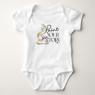 Rapunzel   Paint Your Story Baby Bodysuit