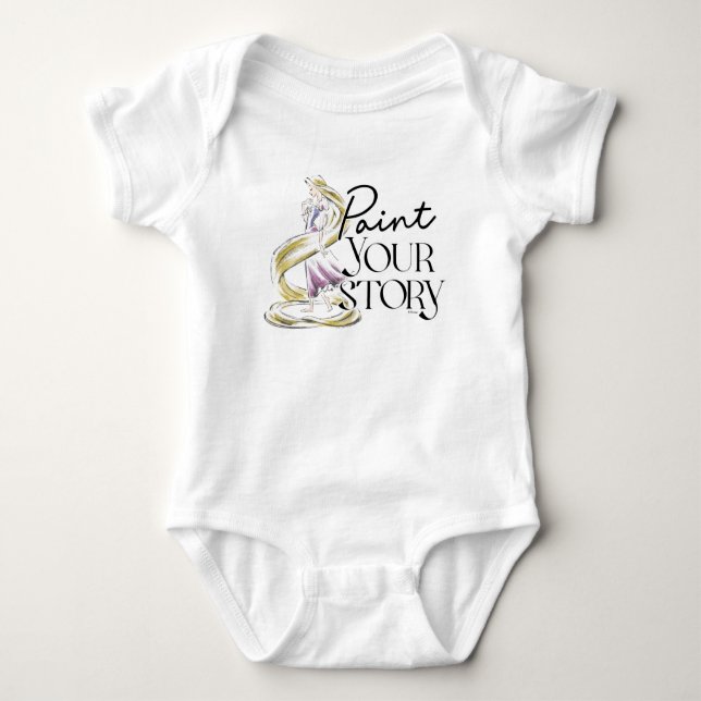 Rapunzel | Paint Your Story Baby Bodysuit (Front)