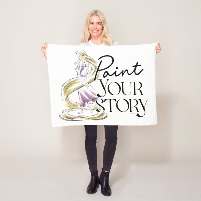 Rapunzel | Paint Your Story Fleece Blanket (In Situ)