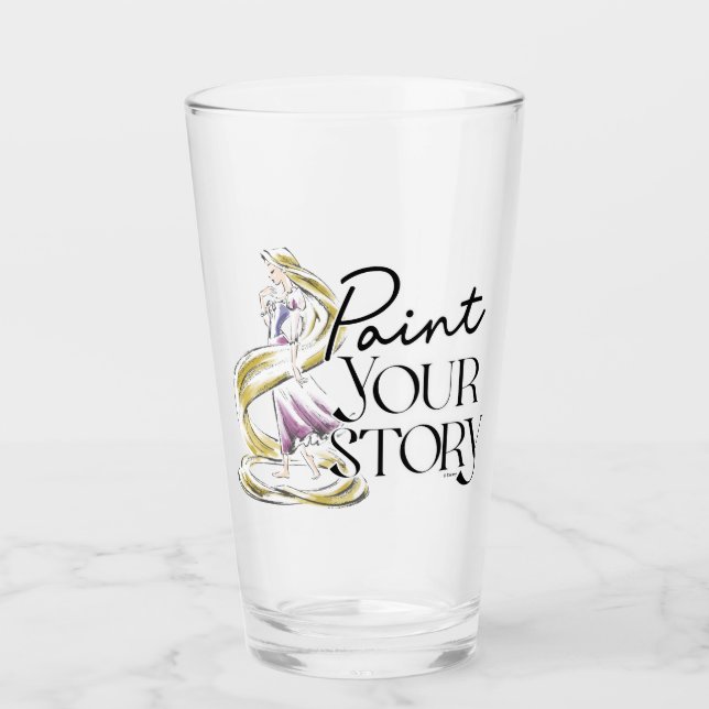 Rapunzel | Paint Your Story Glass (Front)
