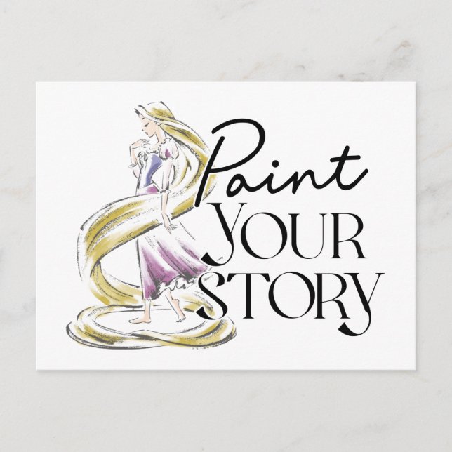 Rapunzel | Paint Your Story Postcard (Front)