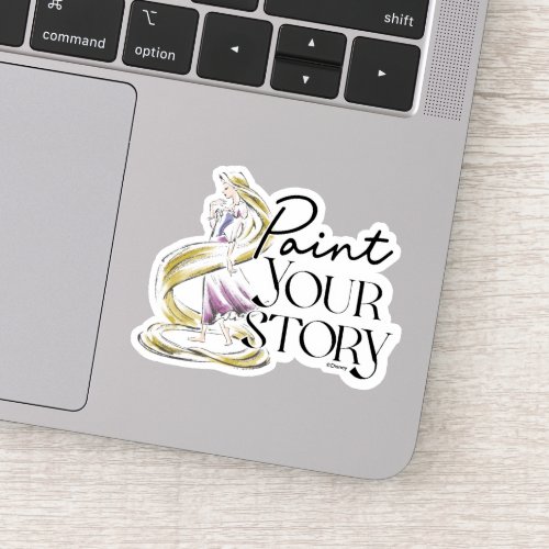 Rapunzel  Paint Your Story Sticker
