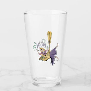 Rapunzel Painting "Let's Hang" Glass