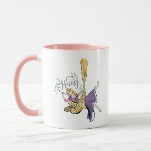 Rapunzel Painting Lets Hang Mug