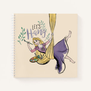 Rapunzel Painting "Let's Hang" Notebook