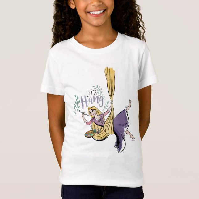 Rapunzel Painting "Let's Hang" T-Shirt (Front)