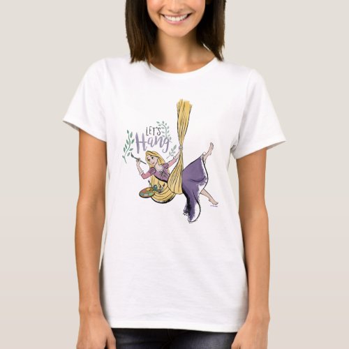 Rapunzel Painting Lets Hang T_Shirt