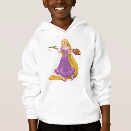 Rapunzel  Painting With Pascal Hoodie