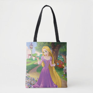 Rapunzel Painting With Pascal Tote Bag