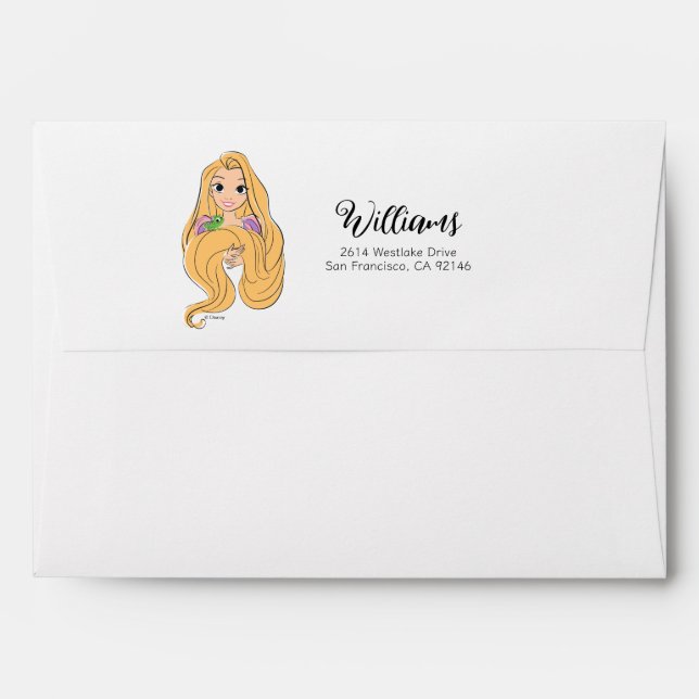 Rapunzel & Pascal Magic Moment Envelope (Back (Top Flap))