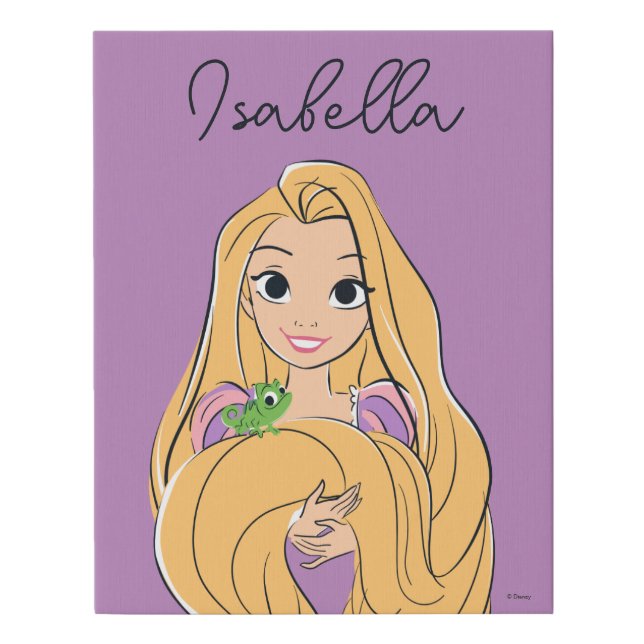 Rapunzel & Pascal Magic Moment Faux Canvas Print (Front)
