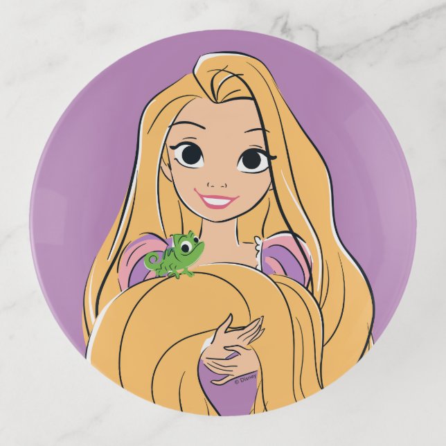 Rapunzel & Pascal Magic Moment Trinket Tray (Front)