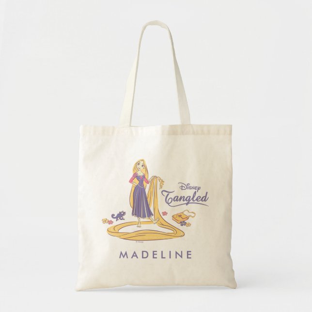 Rapunzel & Pascal Purple Pastels Tote Bag (Front)