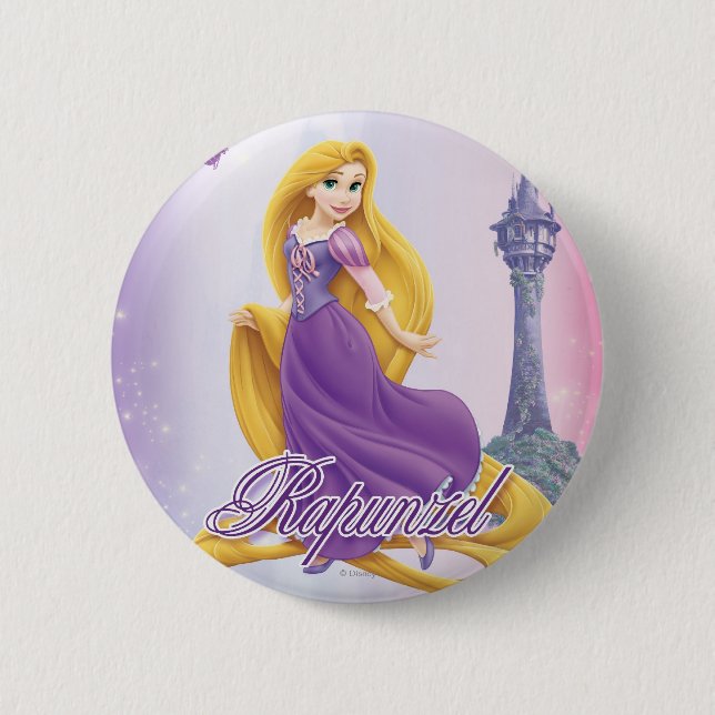 Rapunzel Princess Button (Front)