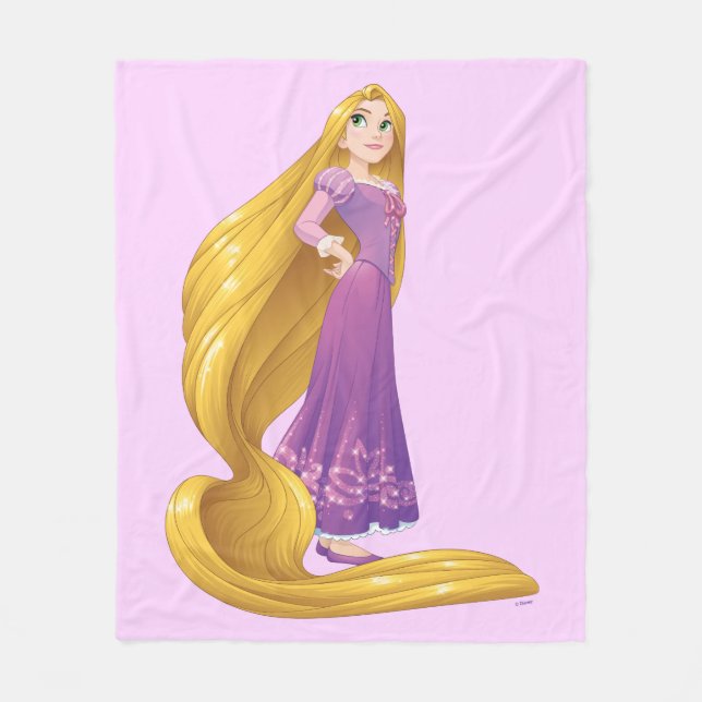 Rapunzel | Princess Power Fleece Blanket (Front)