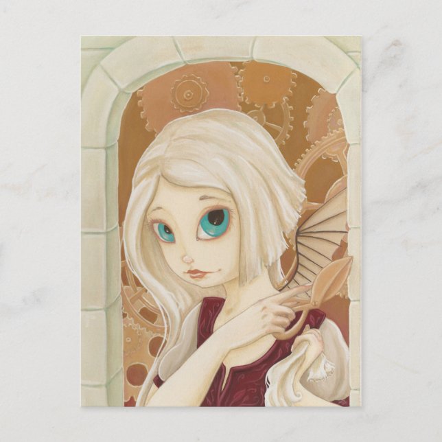 Rapunzel - Steam punk Fairy tale Post Card (Front)