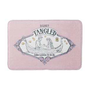 Rapunzel   Tangled Golden Lanterns Fill the Sky Bath Mat