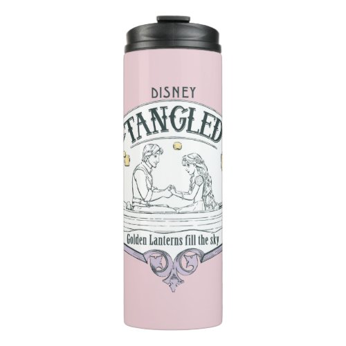 Rapunzel  Tangled Golden Lanterns Fill the Sky Thermal Tumbler