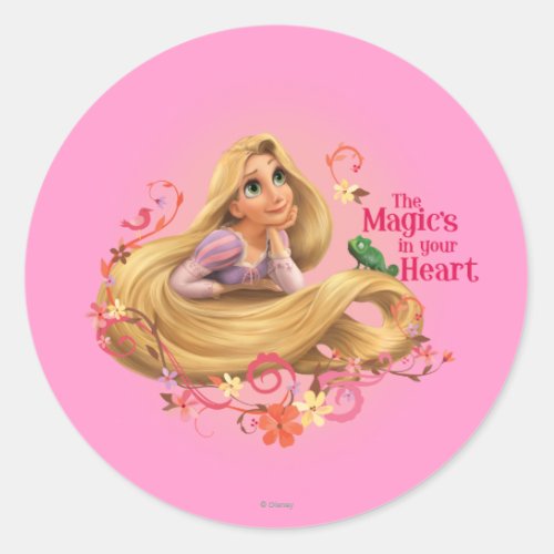 Rapunzel _ The Magics in your Heart Classic Round Sticker