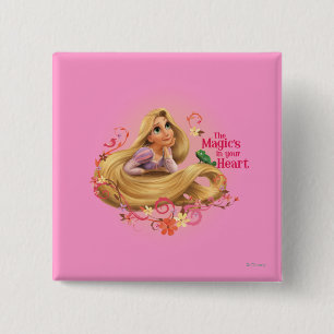 Rapunzel - The Magic's in your Heart Pinback Button