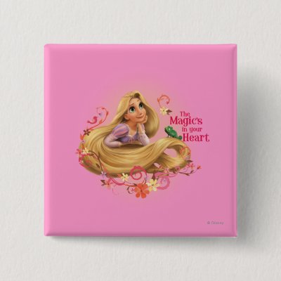 Rapunzel - The Magic's in your Heart Pinback Button