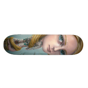Rapunzel the Tattoo Girl Skateboard Deck