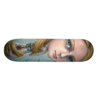 Rapunzel the Tattoo Girl Skateboard Deck