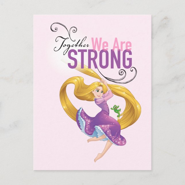 Rapunzel | Together We Are Strong Postcard (Front)