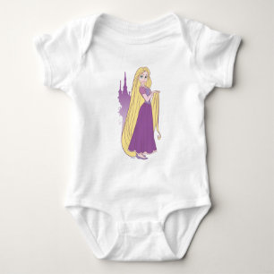 Rapunzel & Tower Graphic Baby Bodysuit