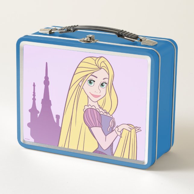 Rapunzel & Tower Graphic Metal Lunch Box (Front)