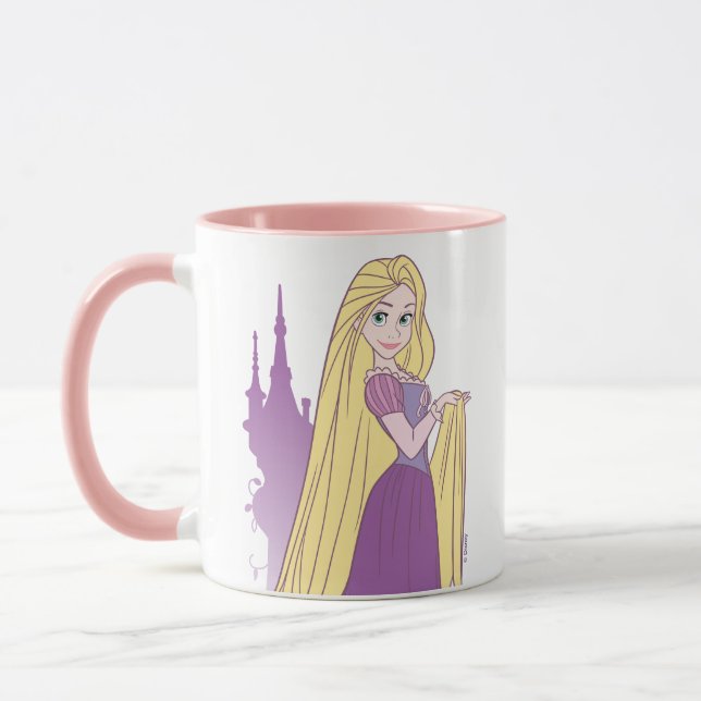 Rapunzel & Tower Graphic Mug (Left)