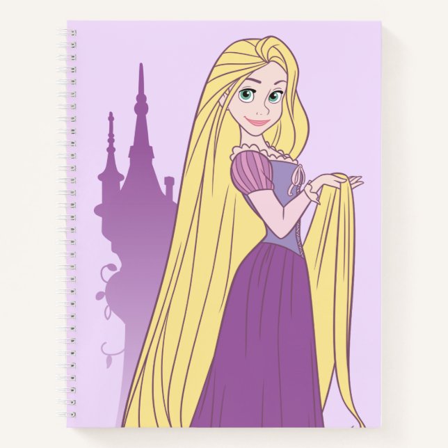 Rapunzel & Tower Graphic Notebook (Front)