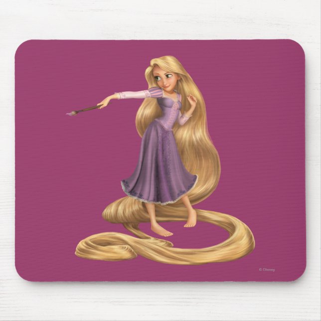 Rapunzel with Paintbrush 2 Mouse Pad (Front)