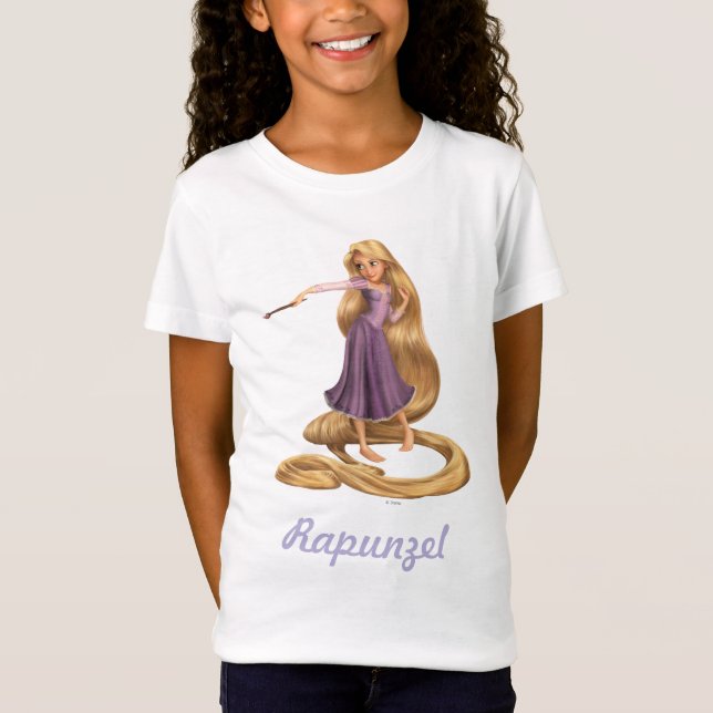 Rapunzel with Paintbrush 2 T-Shirt (Front)