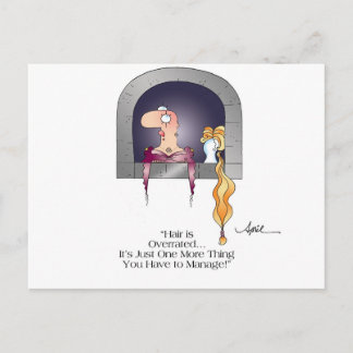 RAPUNZEL'S HAIR Postcard by April McCallum