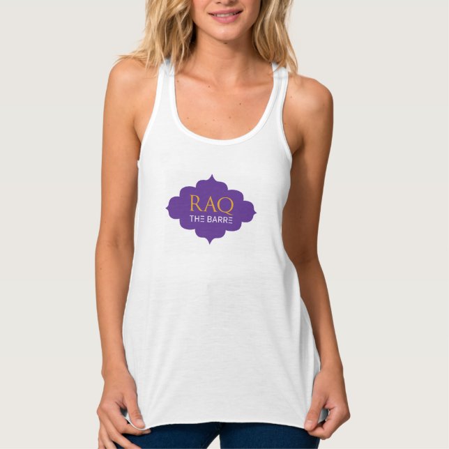 RAQ THE BARRE Flowy Tee (Front)